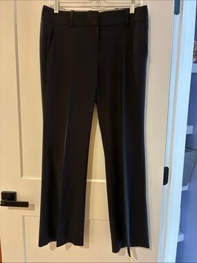 Ann Taylor Black Boot-Cut Dress Pants size 6P